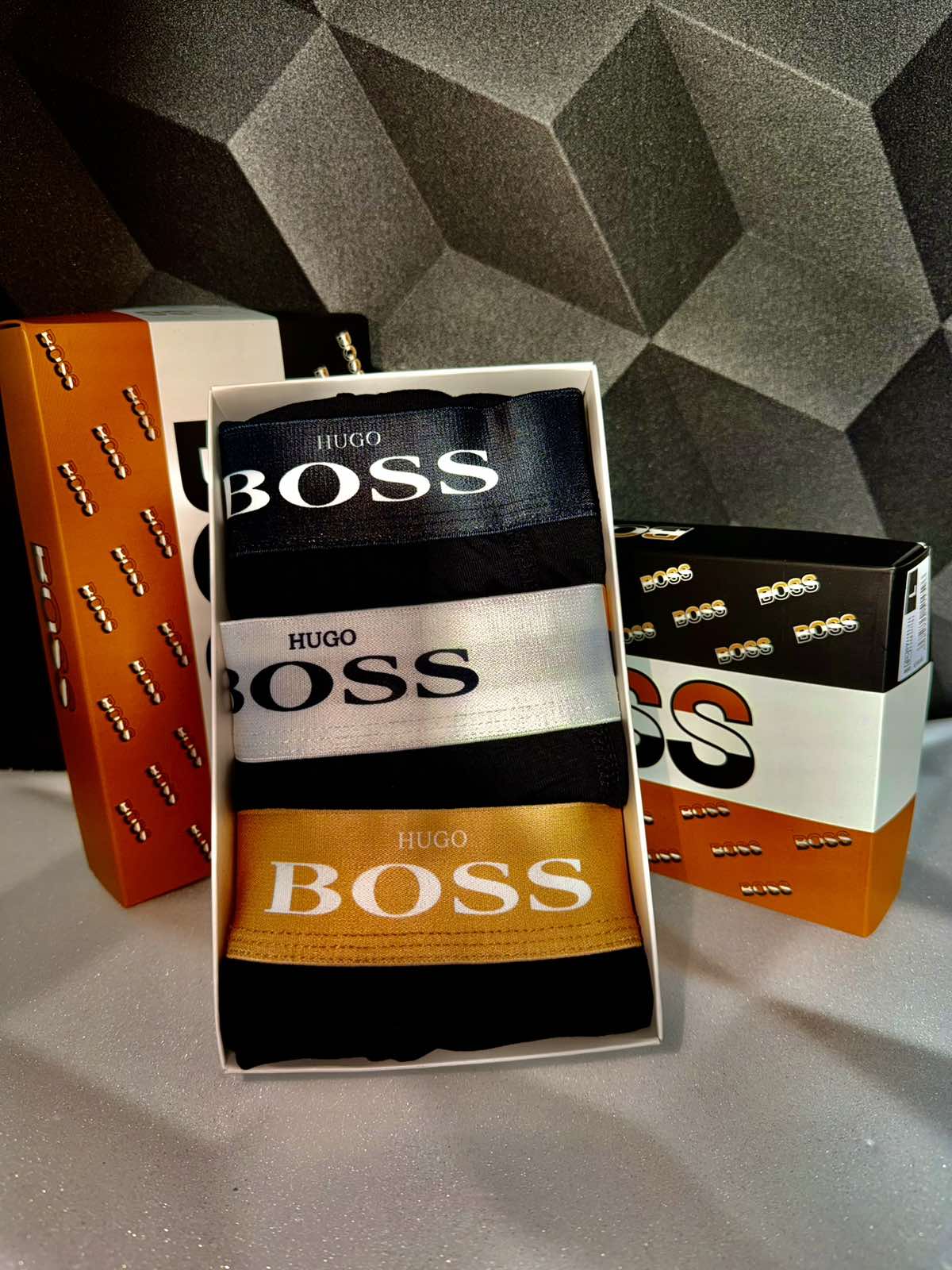 Boss Мъжки Боксерки х3 Броя