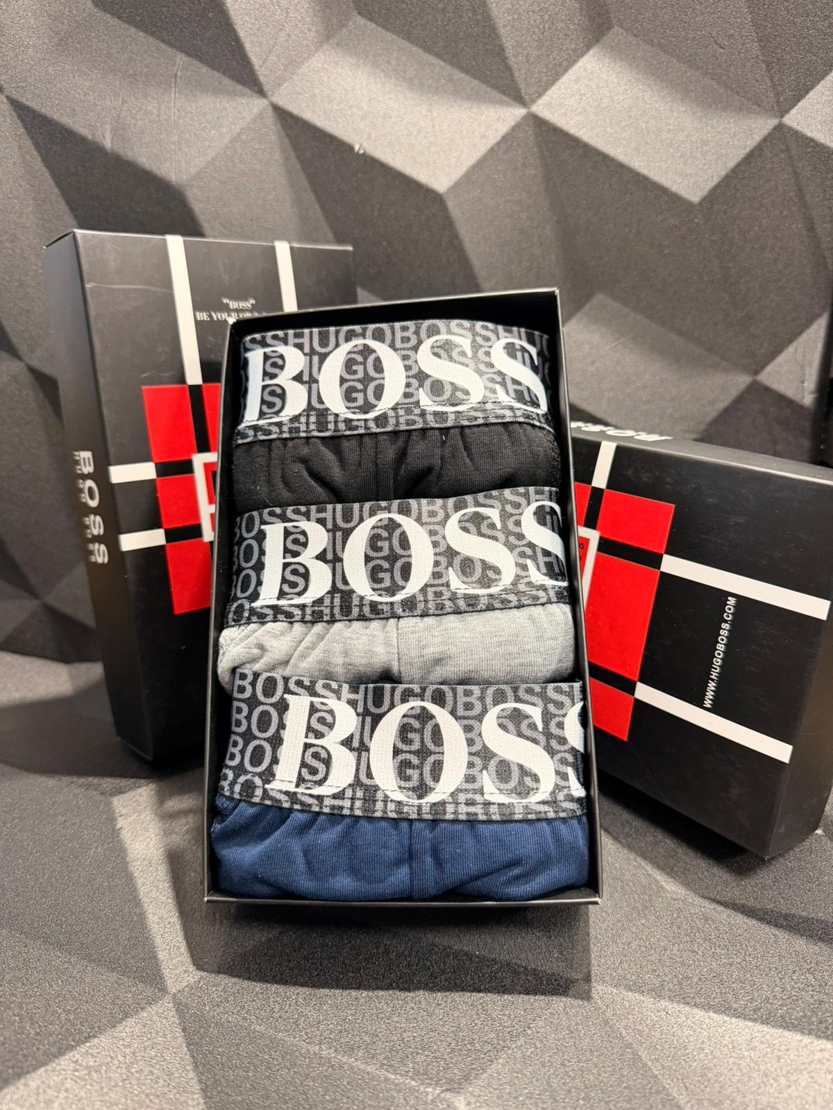 BOSS Мъжки Боксерки х3 Броя