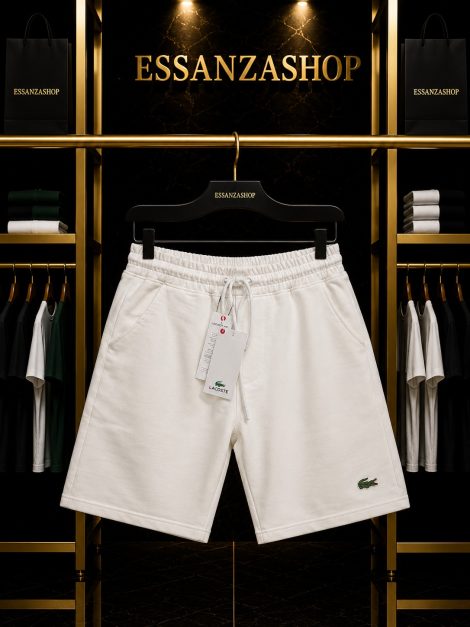 shorti lacoste white